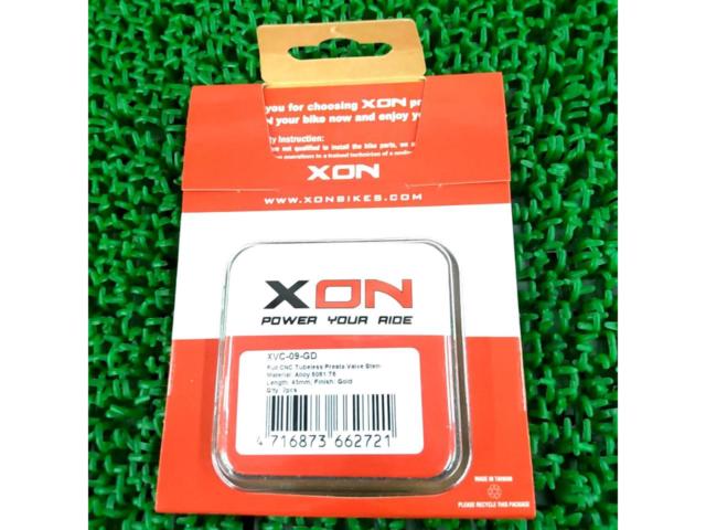 XON XVC-09-GD 45mm チューブレスバルブ
