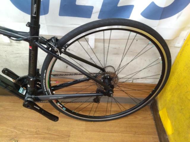 Bianchi via nirone7 2019年頃モデル 700×25C 2×11S アルミロードバイク ブラック
