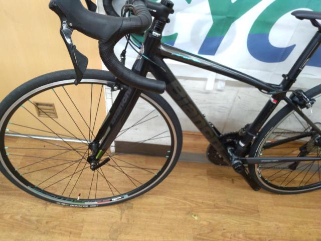 Bianchi via nirone7 2019年頃モデル 700×25C 2×11S アルミロードバイク ブラック