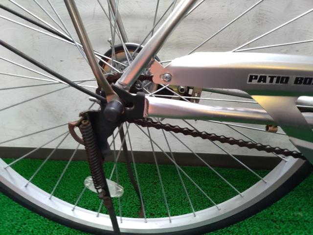 サイモト PATIO BOX .DN 26×1-3/8インチ シングル シティサイクル シルバー
