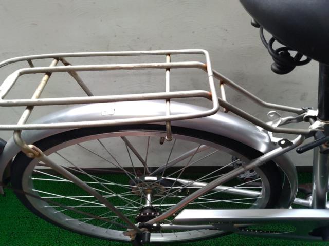 サイモト PATIO BOX .DN 26×1-3/8インチ シングル シティサイクル シルバー
