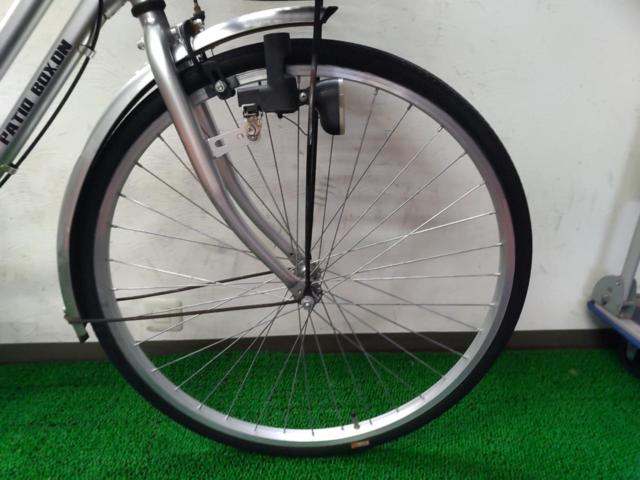 サイモト PATIO BOX .DN 26×1-3/8インチ シングル シティサイクル シルバー
