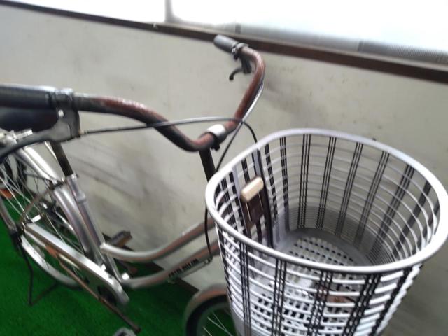 サイモト PATIO BOX .DN 26×1-3/8インチ シングル シティサイクル シルバー
