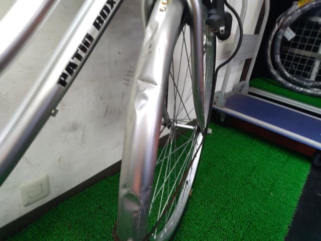 サイモト PATIO BOX .DN 26×1-3/8インチ シングル シティサイクル シルバー