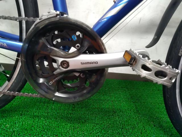 TREK 7.3FX DEORE組 2012年モデル 700×32C 3×8s アルミクロスバイク ブルー サイズ:17インチ 参考サイズ:170-185cm
