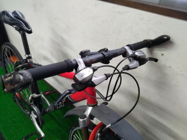 GIANT ROCK-4100 2003年頃モデル DEORE XT組 700×28C 3×9s スチールMTB レッド サイズ:44 参考サイズ:160-170cm