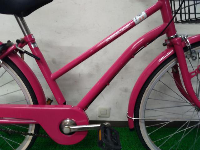 CBA INNOVATION FACTORY Jr 24×1-3/8インチ シングルギア キッズ自転車 ピンク