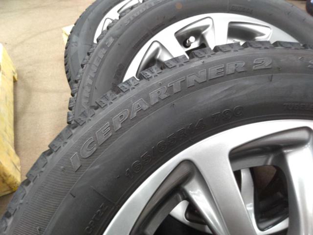 BRIDGESTONE BALMINUM TR10+BRIDGESTONE ICEPARTNER 2 165/65R14 79Q
