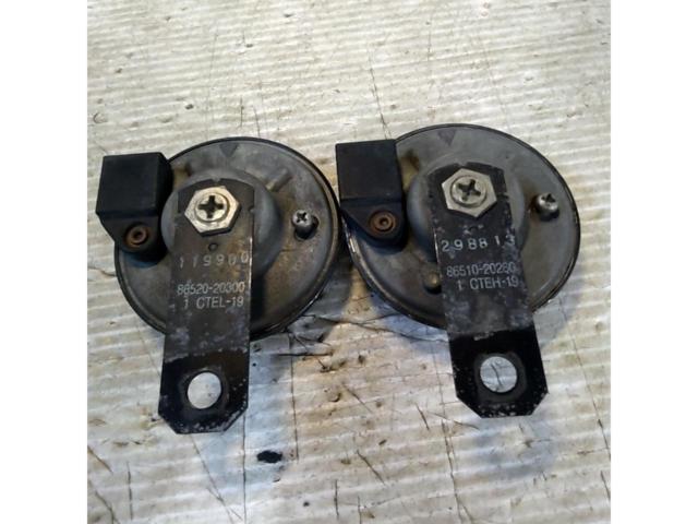 TOYOTA 純正ホーン HIGH/LOW(ハイ/ロー)左右セット(品番:86510-20260 / 86520-20300)