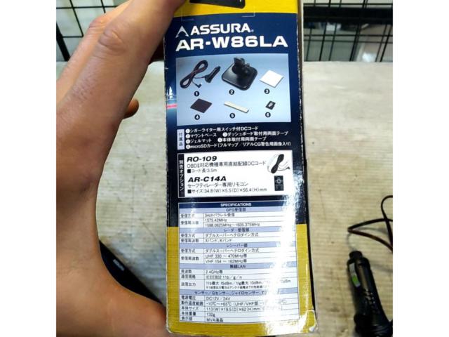 CELLSTAR ASSURA AR-W86LA レーザー式オービス対応 GPSレーダー探知機(通電確認済み)