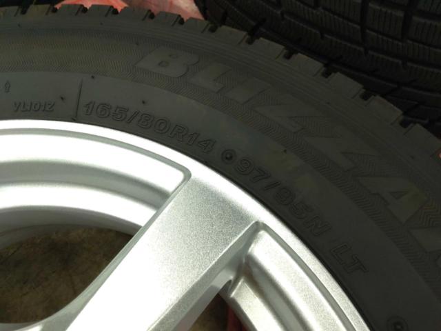 CVW 5本スポークホイール+BRIDGESTONE BLIZZAK VL10A