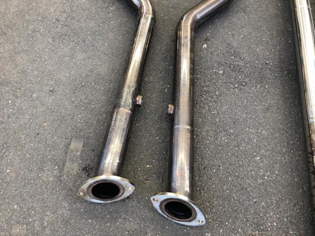 【メーカー不明】LS460 底上げフロント&中間パイプ