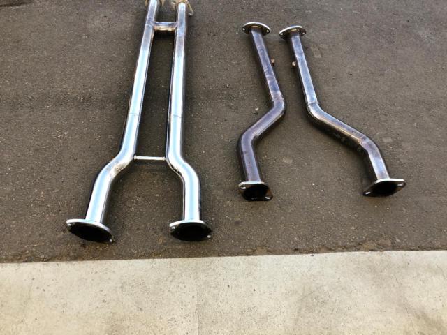 【メーカー不明】LS460 底上げフロント&中間パイプ