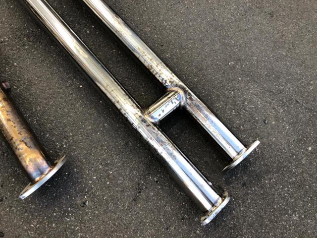 【メーカー不明】LS460 底上げフロント&中間パイプ