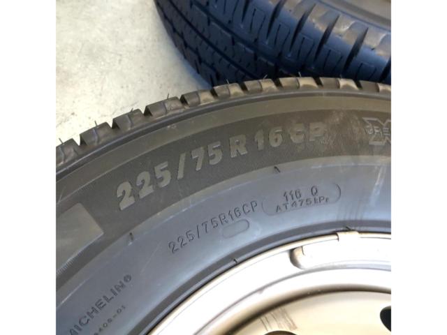 【FIAT】DUCATO 純正スチールホイール+【MICHELIN】AGILIS Continental VanContact Camper