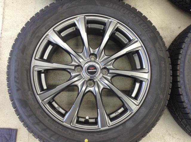 DUNLOP(ダンロップ)  AIRNOVA SB10  + BRIDGESTONE(ブリヂストン) BLIZZAK VRX3 ■中古ホイール + 新品スタッドレス(2025y) のセット