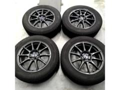 【中古W/現状T】 weds ravrion CHARGE + YOKOHAMA iceGUARD iG60