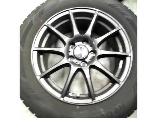 【中古W/現状T】 weds ravrion CHARGE + YOKOHAMA iceGUARD iG60