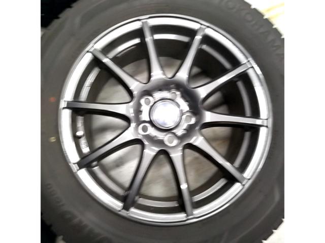 【中古W/現状T】 weds ravrion CHARGE + YOKOHAMA iceGUARD iG60