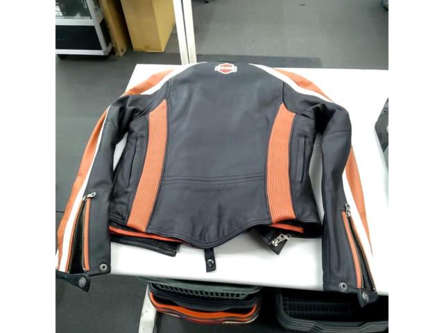 Harley-Davidsonミッドウェイレザー シングルライダースジャケット 98120-08VW)レディースM