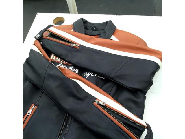 Harley-Davidsonミッドウェイレザー シングルライダースジャケット 98120-08VW)レディースM