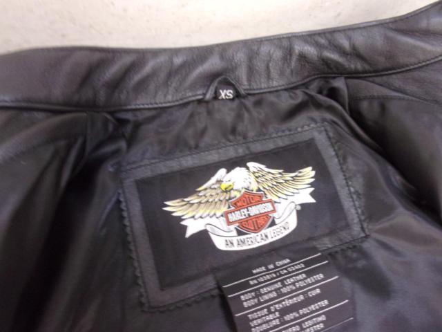 サイズ:XS(レディース)【HarleyDavidson】レザージャケット