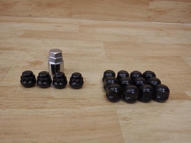 RAYS ショートホイールナット･ロックナットセット ブラック  P1.5 16個 HEX:19mm