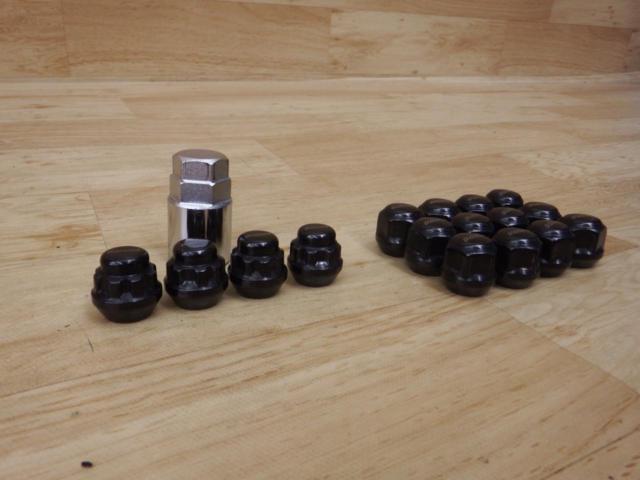 RAYS ショートホイールナット･ロックナットセット ブラック  P1.5 16個 HEX:19mm