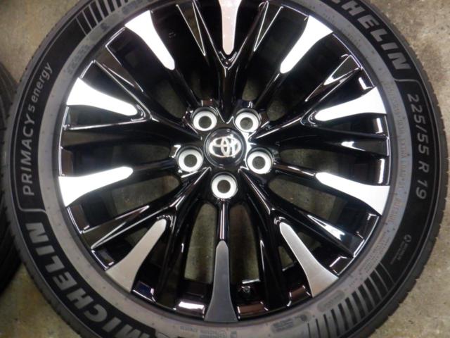 【トヨタ純正】40系 ヴェルファイア エグゼクティブラウンジ純正切削後期ホイール+MICHELIN PRIMACY5 energy