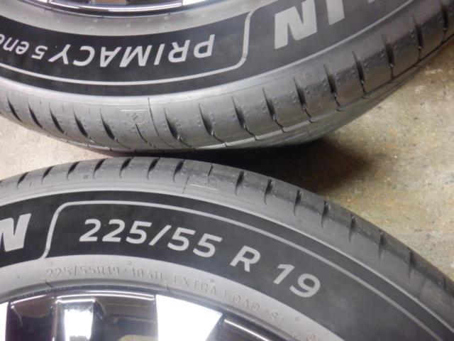 【トヨタ純正】40系 ヴェルファイア エグゼクティブラウンジ純正切削後期ホイール+MICHELIN PRIMACY5 energy
