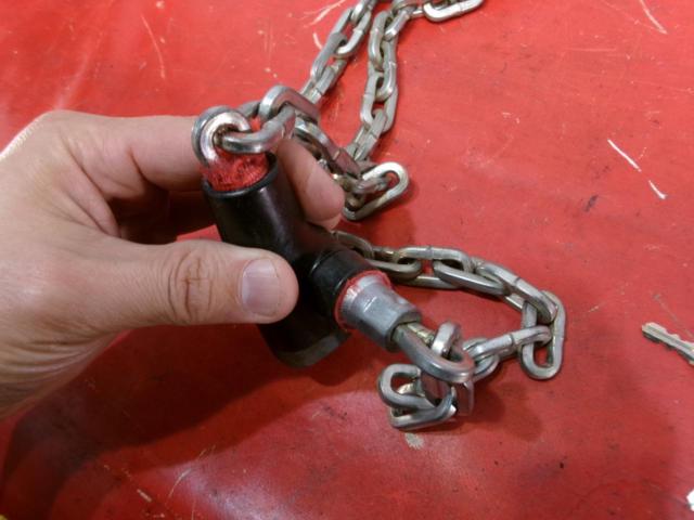【ABUS】 チェーンロック 鍵2本付 全長約120cm