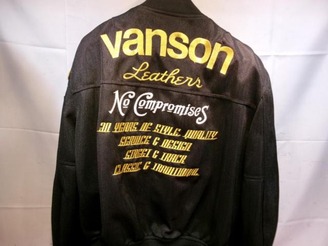 サイズ2XL 【Vanson】 VS578DS-S1701-MA-1 MA-1タイプメッシュジャケット ブラック