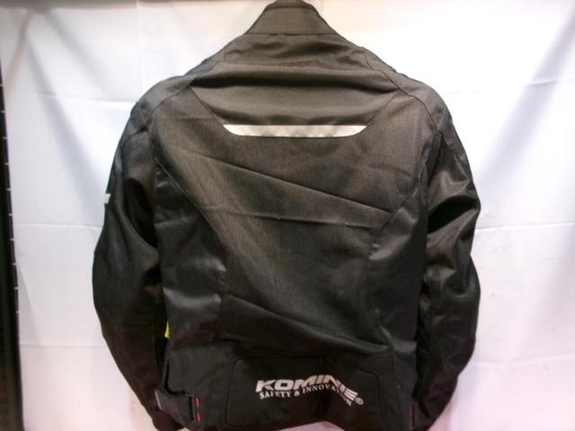 サイズL 【KOMINE】 07-137 カーボンプロテクトメッシュジャケット ブラック