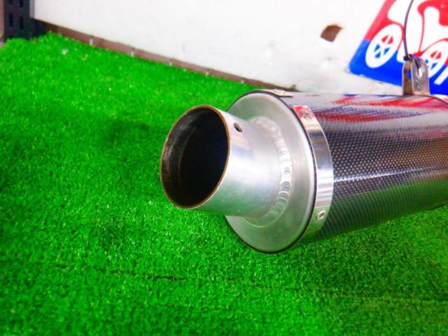 9メーカー不明 カーボン巻きマフラー