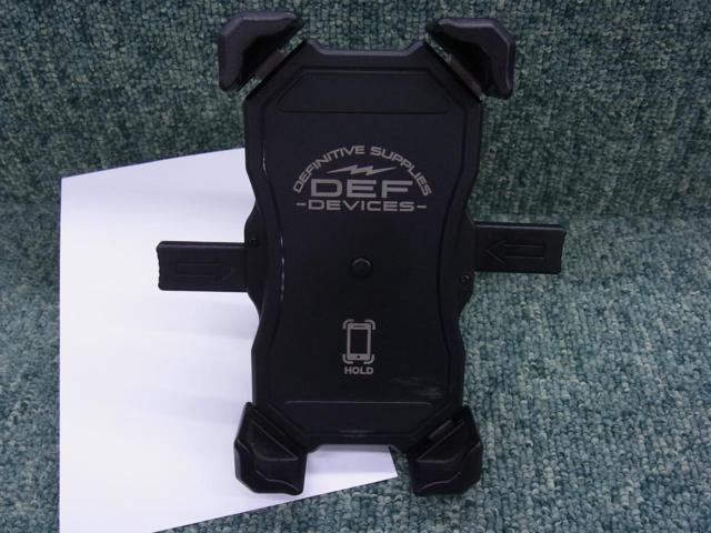 DEF スマホホルダー アンチバイブレーション付タイプ *Φ22.2ハンドル用スペーサー有。