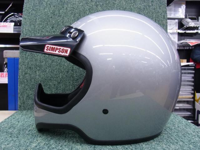 Lサイズ(59-60cm) SIMPSON(シンプソン) M50 フルフェイスヘルメット シルバー