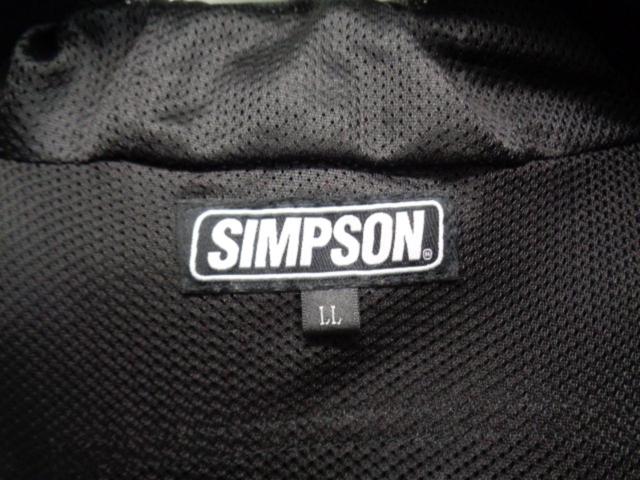 【SIMPSON】 ウインターフーディ LLサイズ