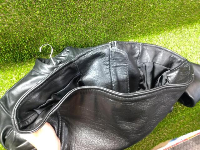 【Rookie leathers】シングルライダース レザージャケット サイズ:LL