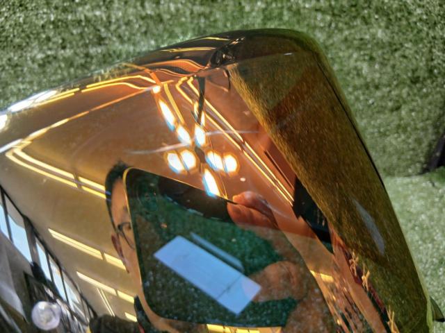 【山城/ヤマシロ】 ミラーシールド CWR-F2 ダークスモーク/レッド