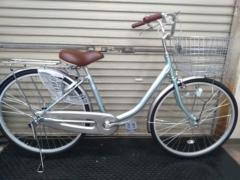 MIYATA DALU-60A4 ALUMISTAR U 26×1-3/8インチシングルギアシティサイクル ライトグリーン