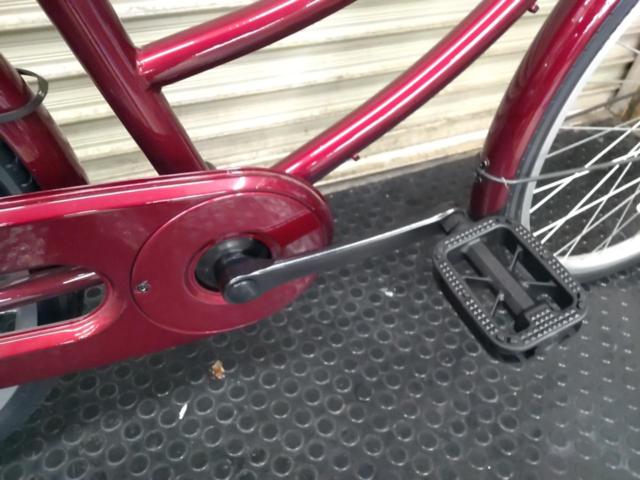服部産業 TinyCubes 24×1-3/8インチシングルギアシティサイクル レッド