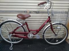 MIYATA DATU-40A2 ALTIG U24 24×1-3/8インチシングルギアシティサイクル レッド