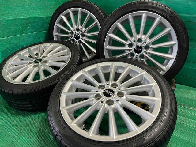 ミニ純正マルチスポーク505  + DUNLOP（ﾀﾞﾝﾛｯﾌﾟ） スポーツマックス050+　ミニ3ドア、5ドア　F55、F56、F57などに！クーパーS、クーパーSDにも♪