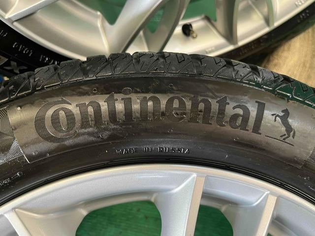MAKジャッキー  + Continental（ｺﾝﾁﾈﾝﾀﾙ） バイキングコンタクト７　スタッドレスセット　ミニ4穴車　R50、R53、R56、フィット、ヴィッツ、アクアなどに♪
