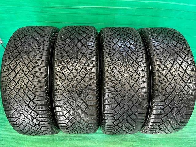 MAKジャッキー  + Continental（ｺﾝﾁﾈﾝﾀﾙ） バイキングコンタクト７　スタッドレスセット　ミニ4穴車　R50、R53、R56、フィット、ヴィッツ、アクアなどに♪