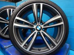 BMW純正ダブルスポーク442M  + BRIDGESTONE（ﾌﾞﾘﾁﾞｽﾄﾝ） ポテンザS001RFT　BMW承認ランフラットタイヤ付！BMW3シリーズ（F30、F31）、4シリーズ（F32、F33、F36）、X1（E84）などに♪