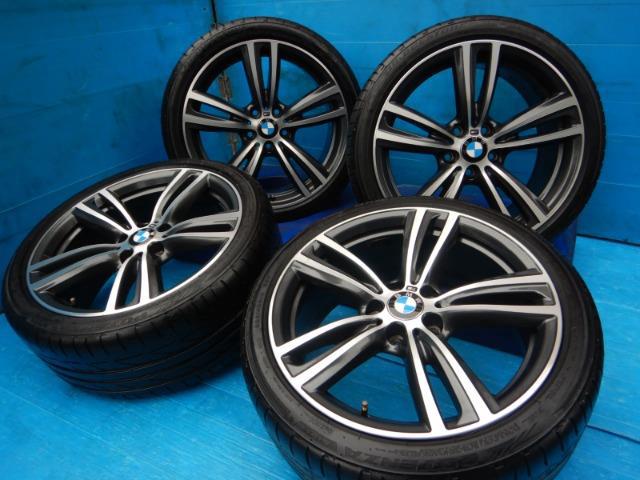 BMW純正ダブルスポーク442M  + BRIDGESTONE（ﾌﾞﾘﾁﾞｽﾄﾝ） ポテンザS001RFT　BMW承認ランフラットタイヤ付！BMW3シリーズ（F30、F31）、4シリーズ（F32、F33、F36）、X1（E84）などに♪
