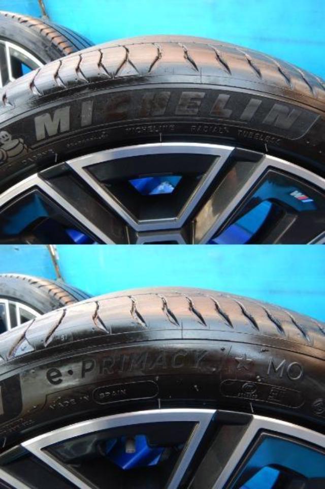 BMW純正Mエアロダイナミックホイール939M  + MICHELIN(ﾐｼｭﾗﾝ) eプライマシー　BMW承認タイヤ・空気圧センサー付き　BMW　5シリーズ（G60、G61）などに♪
