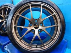 BBS　RI-A　RI-A024・RI-A025  + MICHELIN(ﾐｼｭﾗﾝ) パイロットスポーツ4S　美品♪ 鍛造ホイール！　BMW1シリーズ（F20、E87）、2シリーズクーペ（F22）、3シリーズ（E46、E36）、Z4（E85）、Z3などに♪