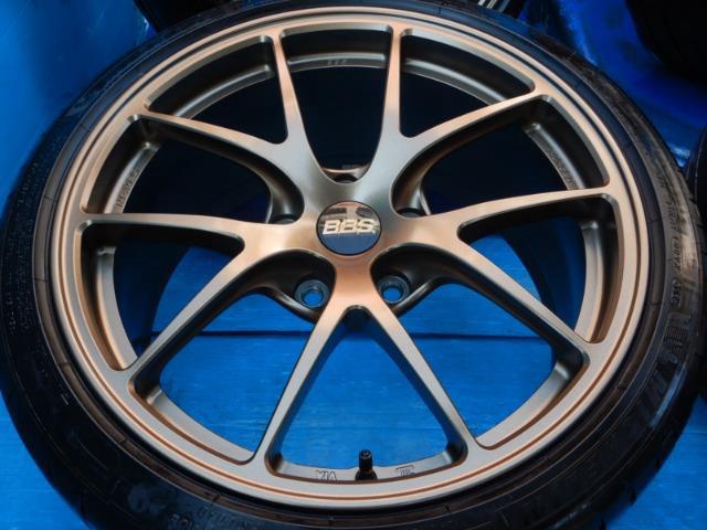 BBS　RI-A　RI-A024・RI-A025  + MICHELIN(ﾐｼｭﾗﾝ) パイロットスポーツ4S　美品♪ 鍛造ホイール！　BMW1シリーズ（F20、E87）、2シリーズクーペ（F22）、3シリーズ（E46、E36）、Z4（E85）、Z3などに♪